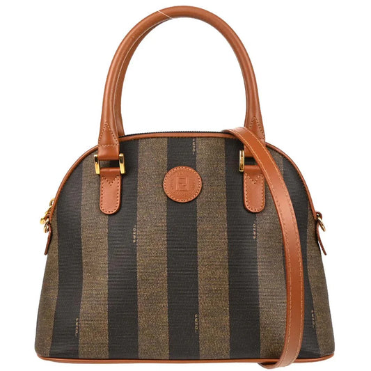 Fendi Pequin 2way Shoulder Handbag