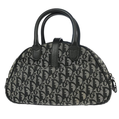 Christian Dior Black Double Saddle Trotter Handbag