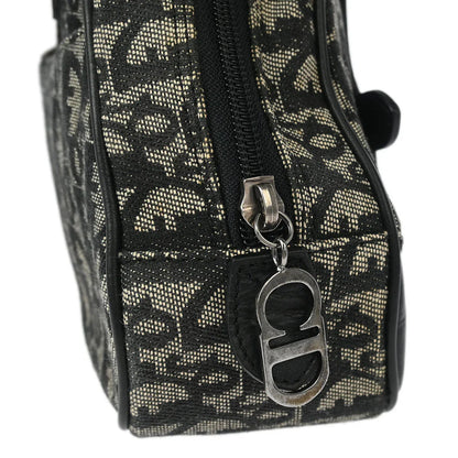 Christian Dior Black Double Saddle Trotter Handbag