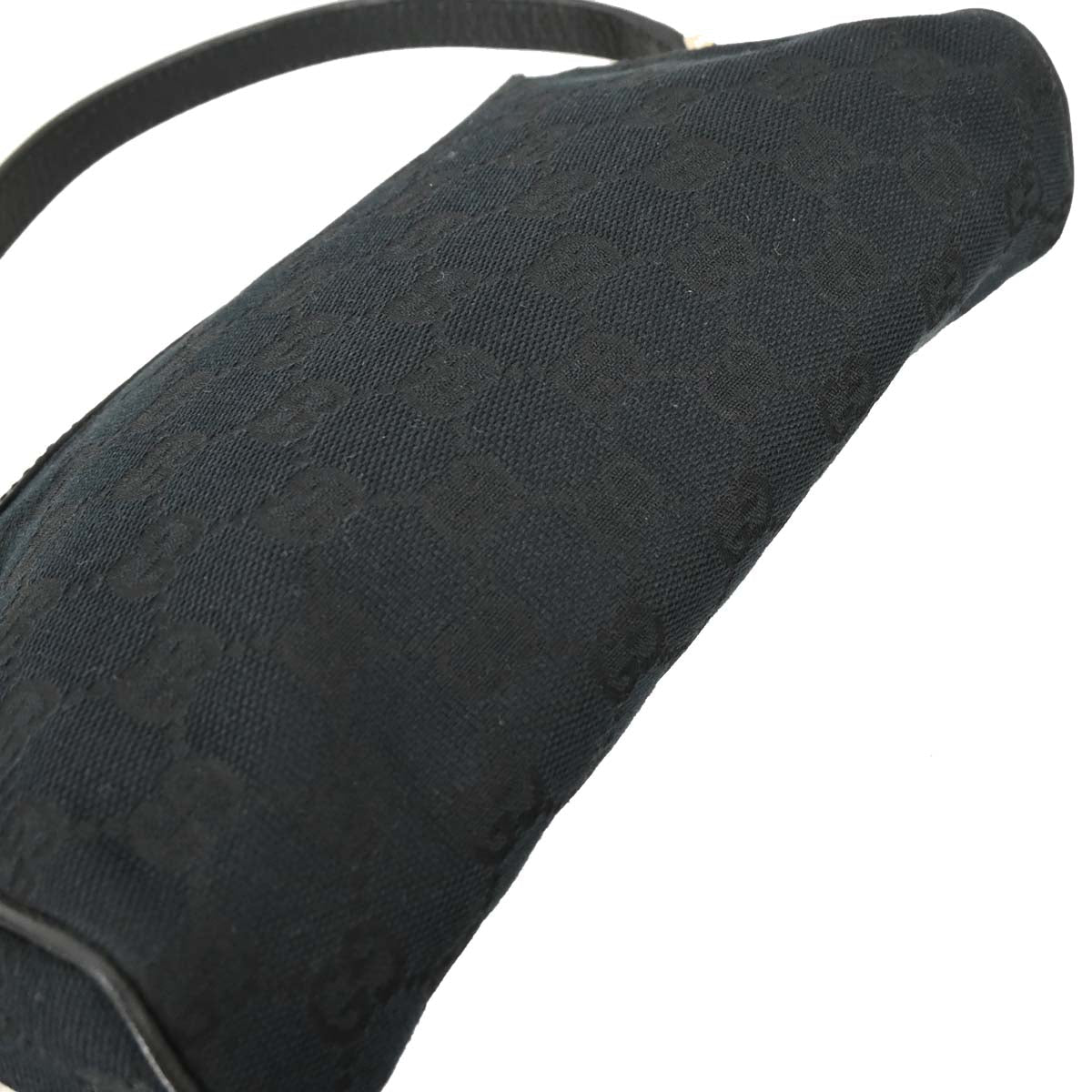 Gucci Black Canvas GG Handbag