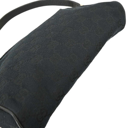 Gucci Black Canvas GG Handbag