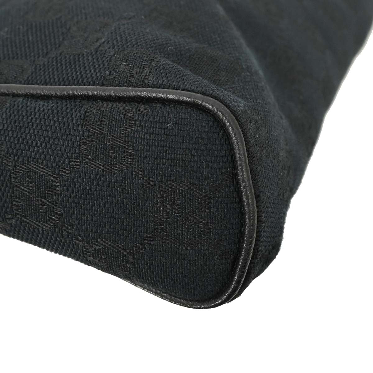 Gucci Black Canvas GG Handbag