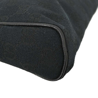 Gucci Black Canvas GG Handbag