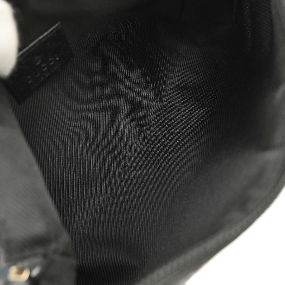 Gucci Black Canvas GG Handbag