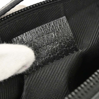 Gucci Black Canvas GG Handbag