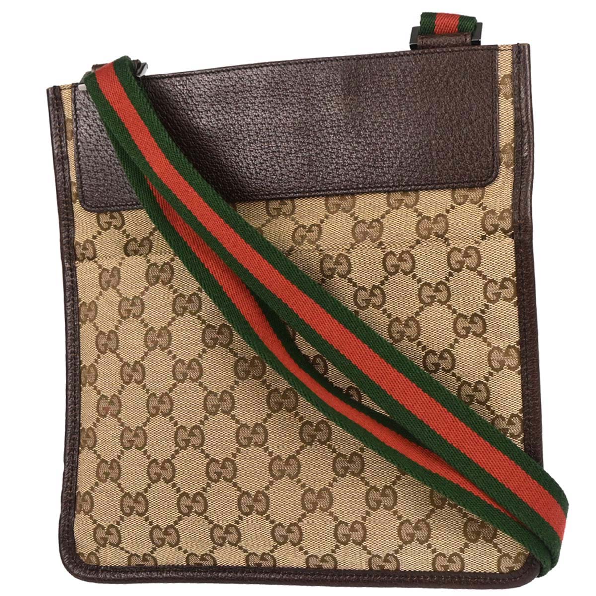 Gucci Beige Canvas GG Shoulder Bag