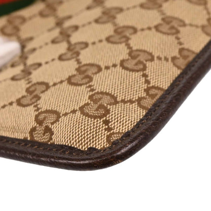 Gucci Beige Canvas GG Shoulder Bag