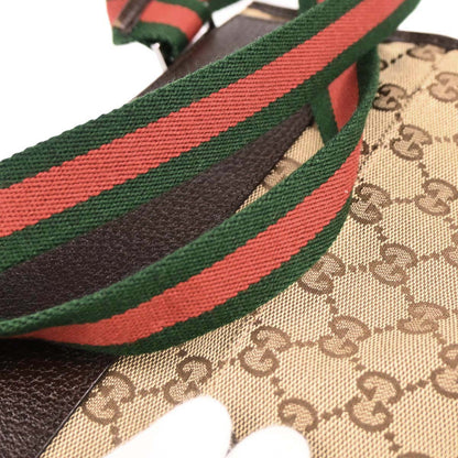 Gucci Beige Canvas GG Shoulder Bag