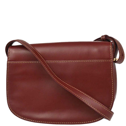 Cartier Bordeaux Leather Must de Cartier Shoulder Bag