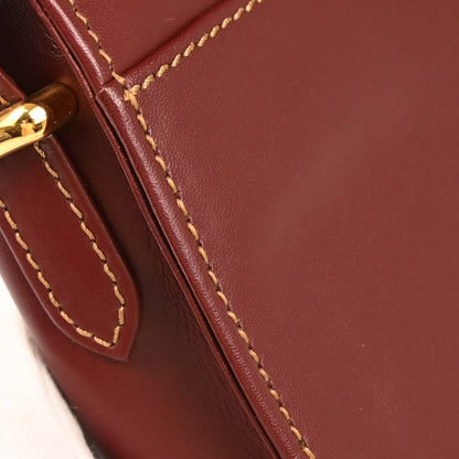 Cartier Bordeaux Leather Must de Cartier Shoulder Bag