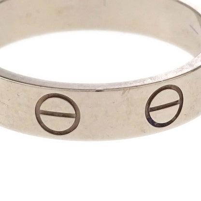 Cartier Mini Love Ring Silver Au750 #49 JFT875