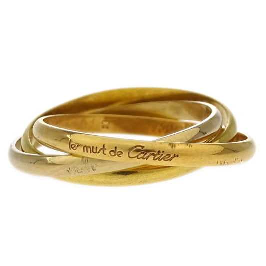 Cartier Trinity Ring 750 #55 #54 O2858I