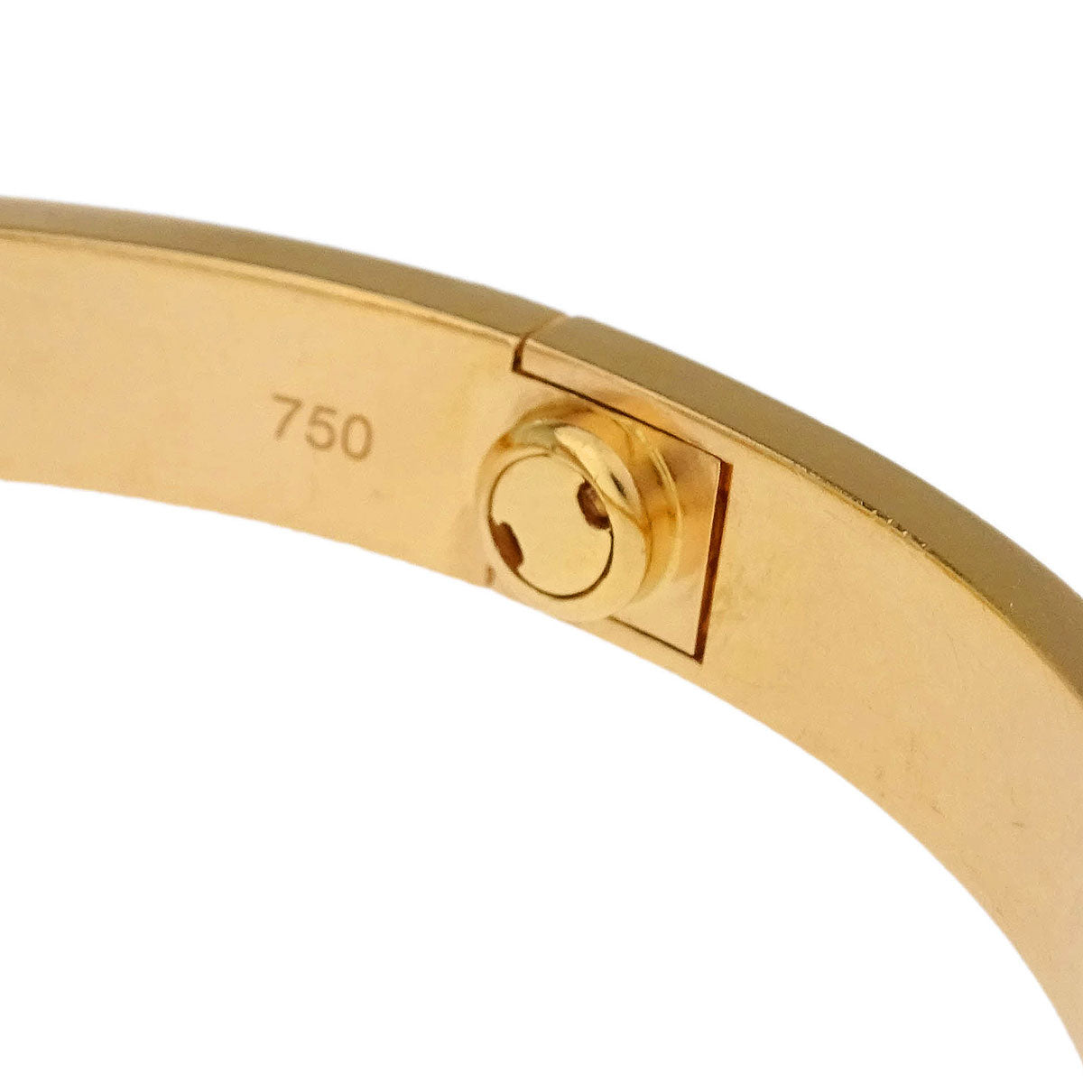 Cartier Love Bracelet Bangle Small WE9462 750 #17 Diamond