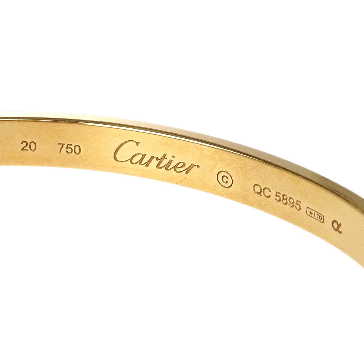 Cartier Love Bracelet Bangle QC5895 750 #20