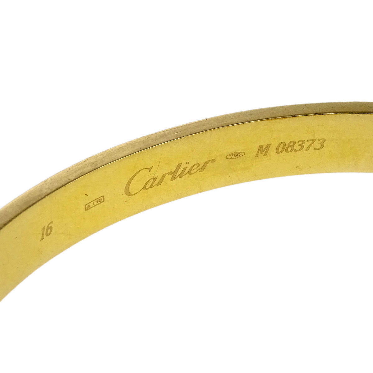 Cartier Love Bracelet Bangle M08373 750 #16
