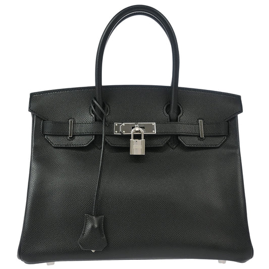 Hermes 2007 Black Epsom Birkin 30 Handbag