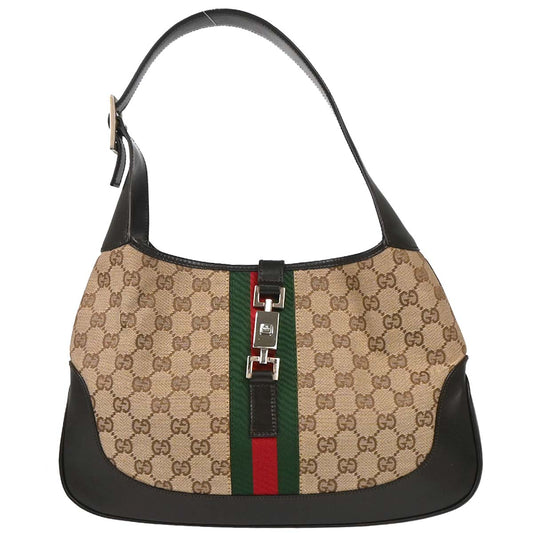 Gucci Beige GG Jackie Hobo Handbag