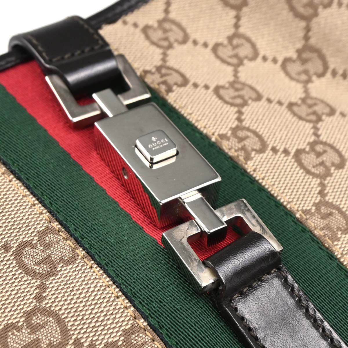 Gucci Beige GG Jackie Hobo Handbag