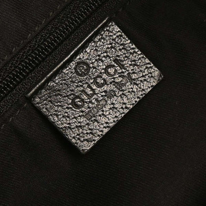 Gucci Black Canvas GG Hobo Handbag