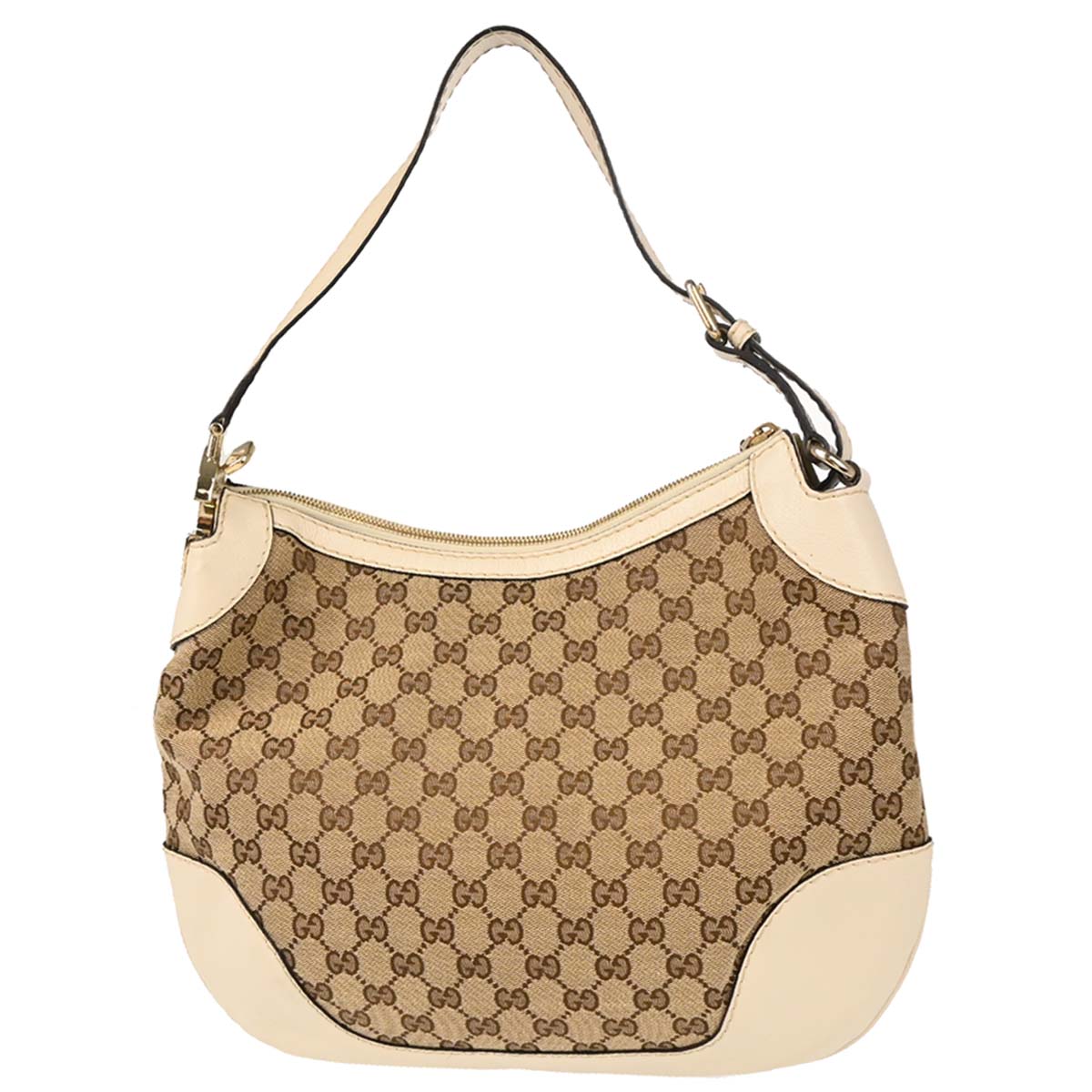Gucci Beige GG Hobo Handbag