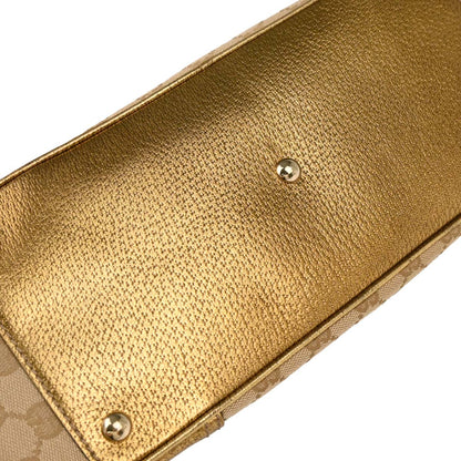 Gucci Beige Gold Canvas Princy GG Handbag
