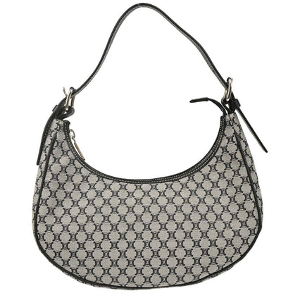 Celine Gray Canvas Macadam Handbag