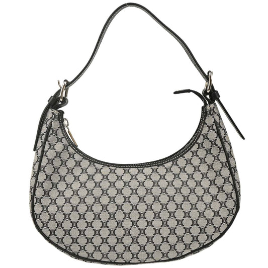 Celine Gray Canvas Macadam Handbag