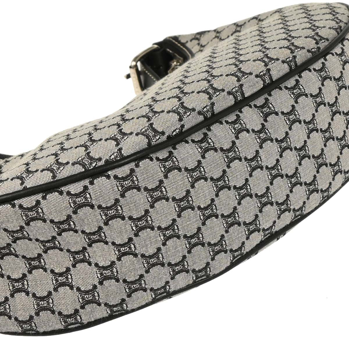 Celine Gray Canvas Macadam Handbag