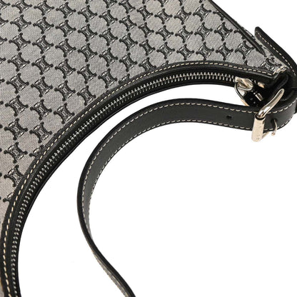 Celine Gray Canvas Macadam Handbag