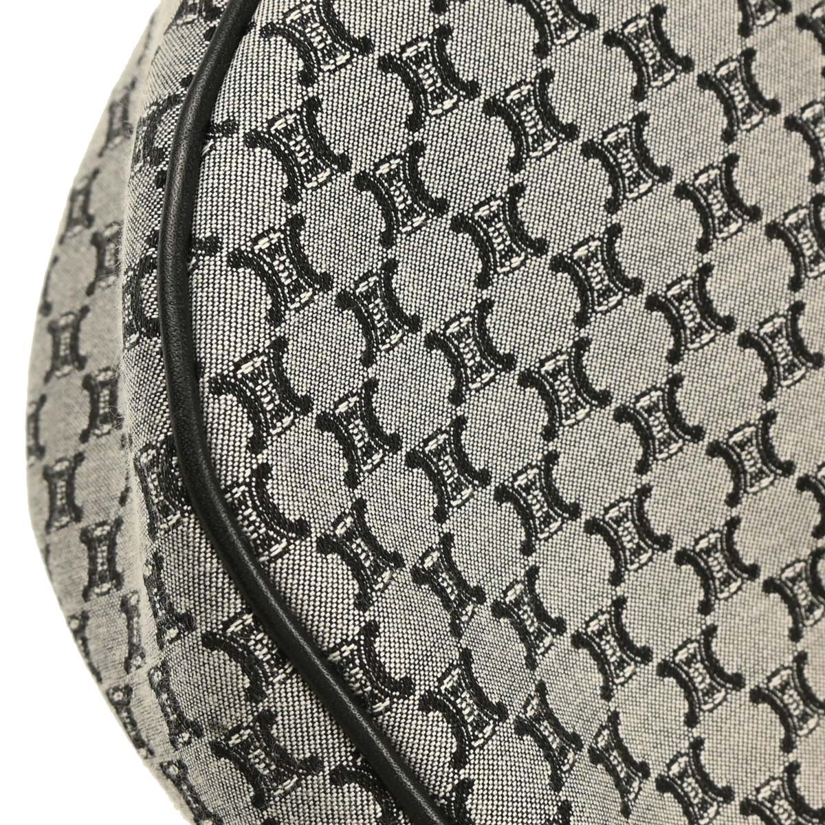 Celine Gray Canvas Macadam Handbag