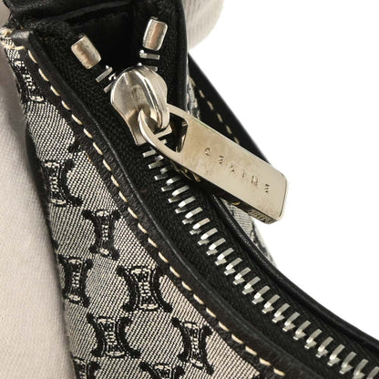 Celine Gray Canvas Macadam Handbag