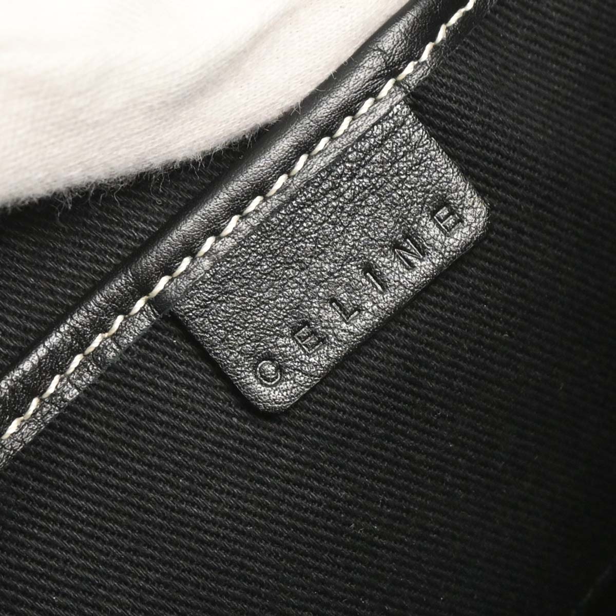Celine Gray Canvas Macadam Handbag