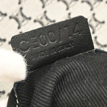 Celine Gray Canvas Macadam Handbag