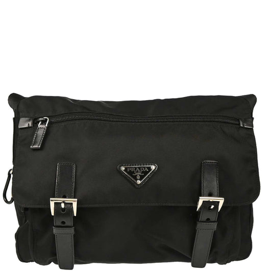 Prada Black Nylon Shoulder Bag