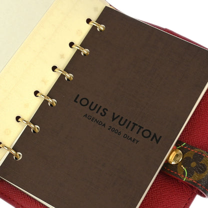 Louis Vuitton 2005 Monogram Cherry Agenda PM Note Book Cover R21023