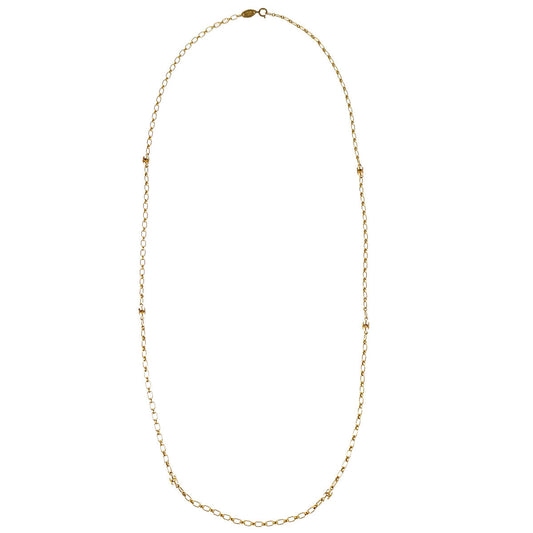 Chanel Chain Necklace Gold 1982