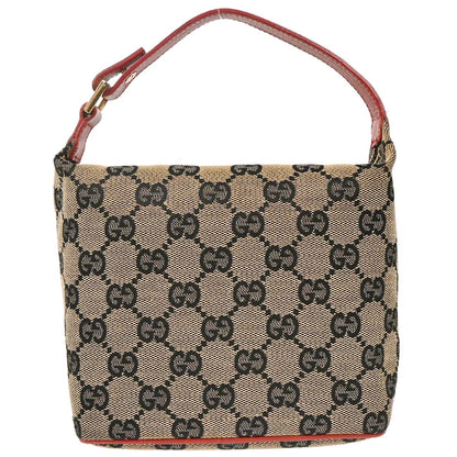 Gucci Red Beige GG Hobo Handbag
