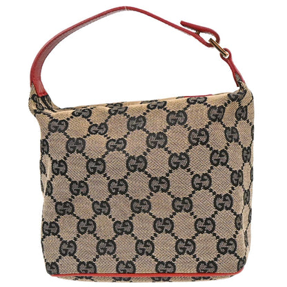Gucci Red Beige GG Hobo Handbag