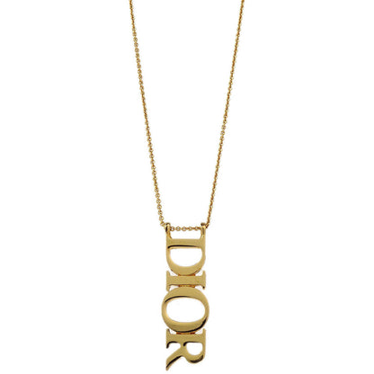 Christian Dior Necklace Pendant Gold