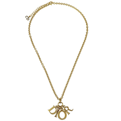 Christian Dior Necklace Pendant Gold