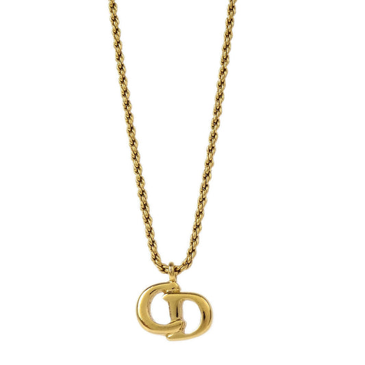 Christian Dior Necklace Pendant Gold