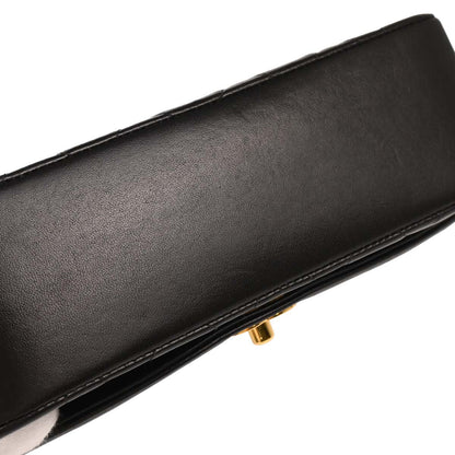 Chanel 1994-1996 Black Lambskin Small Diana Shoulder Bag