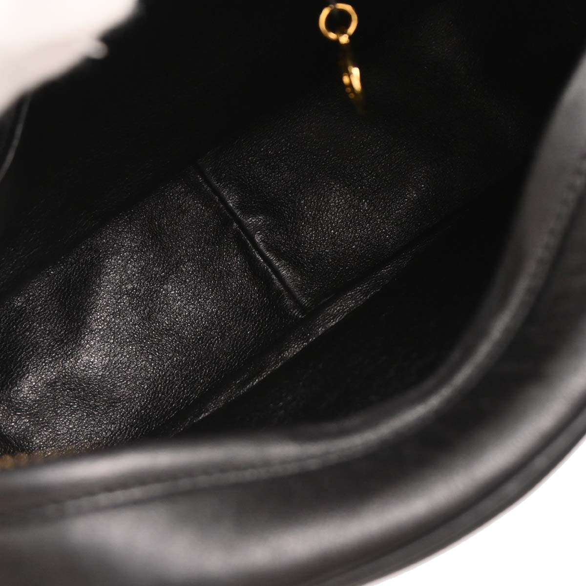 Chanel 1991-1994 Black Lambskin Camera Bag Mini