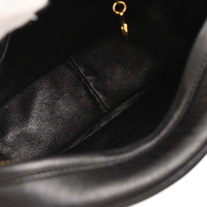 Chanel 1991-1994 Black Lambskin Camera Bag Mini