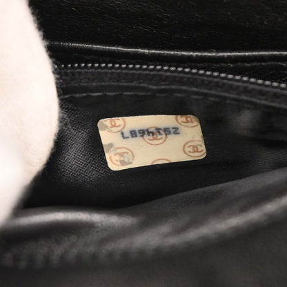 Chanel 1991-1994 Black Lambskin Camera Bag Mini