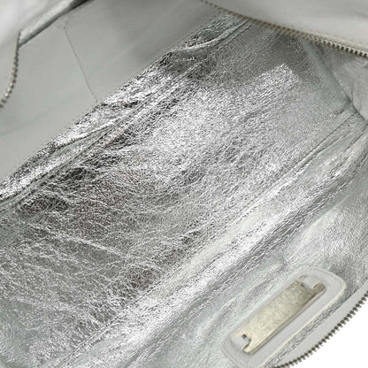 Loewe 2008 White Leather Sequins Amazona 28 Handbag