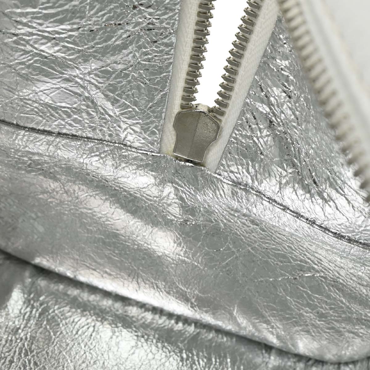 Loewe 2008 White Leather Sequins Amazona 28 Handbag