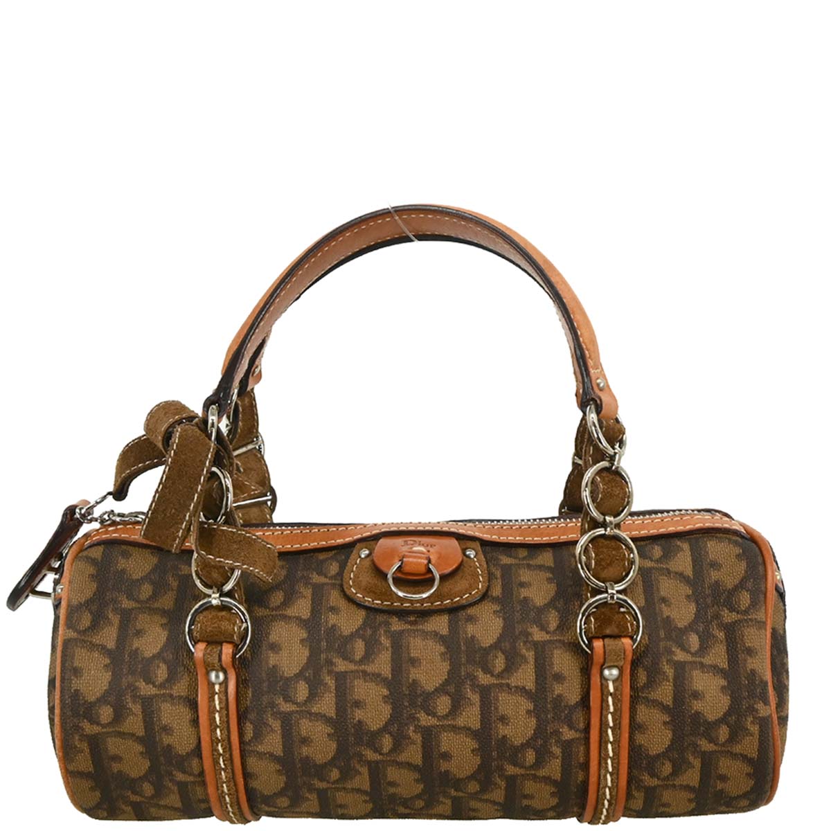 Christian Dior 2006 Brown PVC Romantic Trotter Handbag