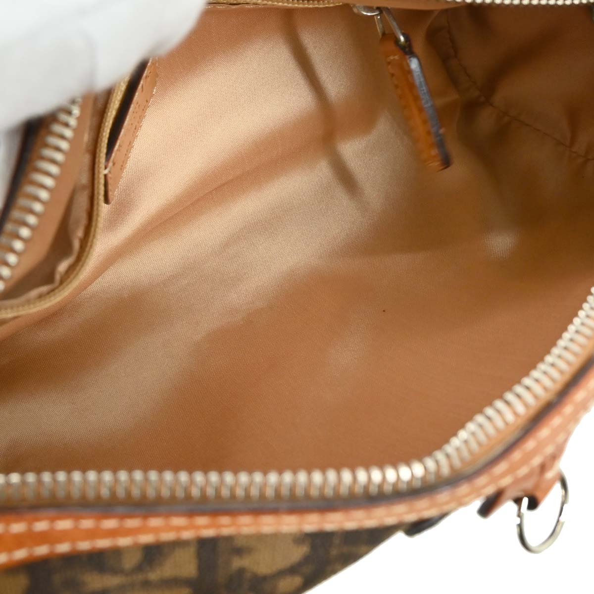 Christian Dior 2006 Brown PVC Romantic Trotter Handbag