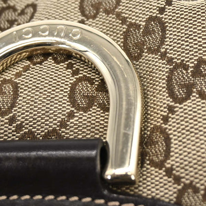 Gucci Beige GG Hobo Abbey D Ring Handbag